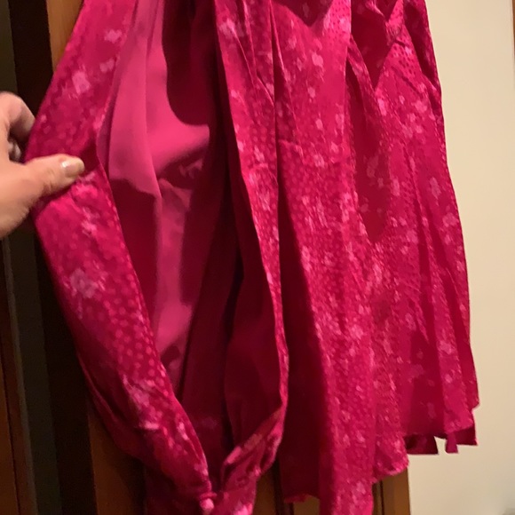 NWT Acler draped blouse statement sleeves size 10 LOWBALL offers DECLINED - Picture 3 of 7